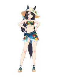 3D model (idle animation): Summer