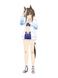 3D model (idle animation): Summer